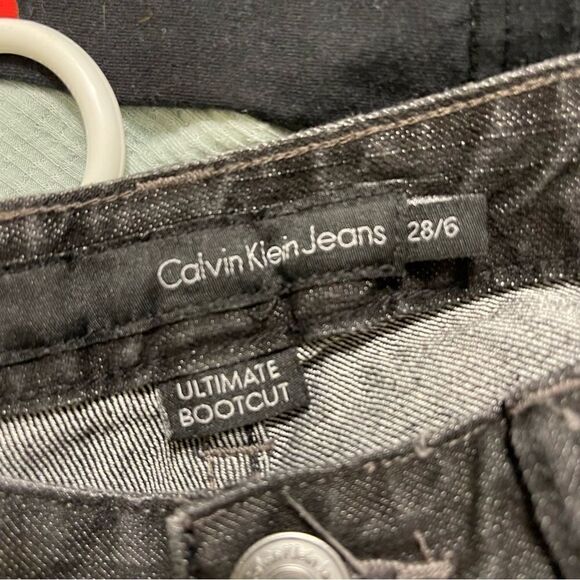 Black Calvin Klein Jeans Bootleg  28/6 - Picture 7 of 7